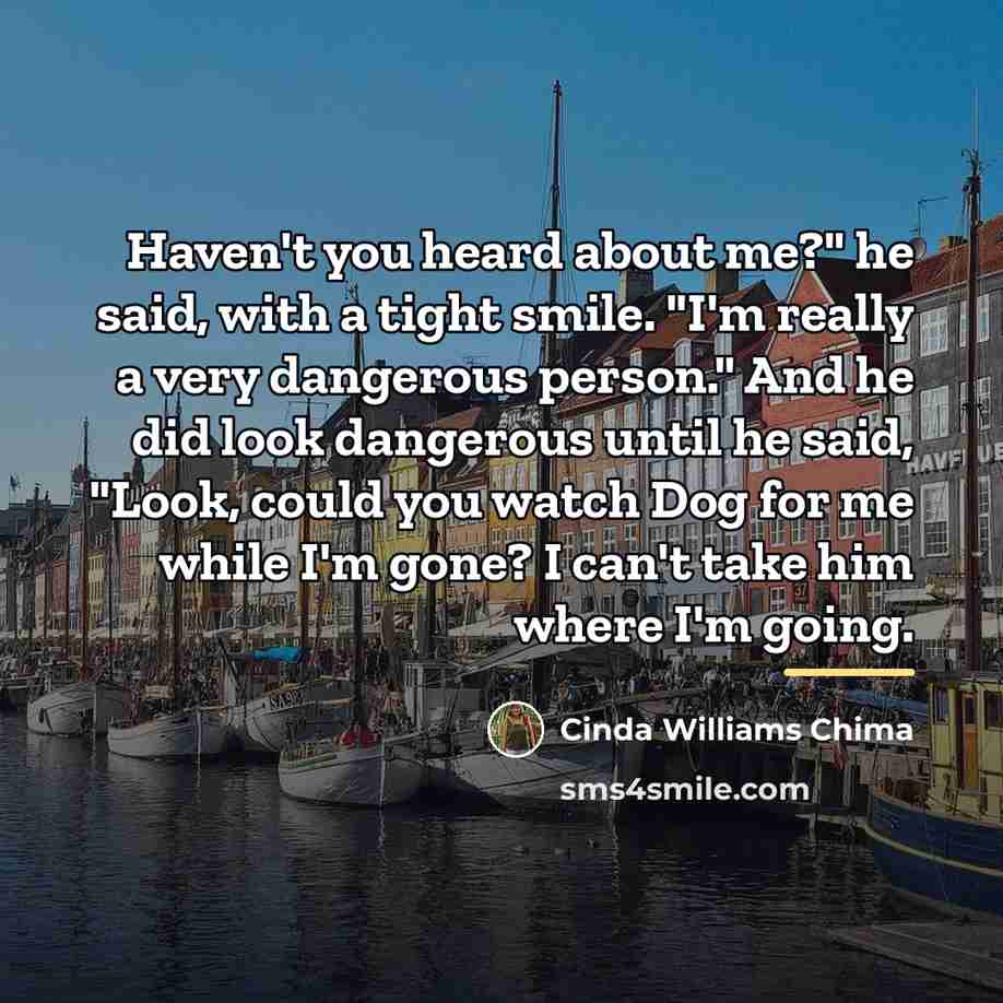 “Haven't you heard about me?" he said, with a tight…” quote by Cinda Williams Chima