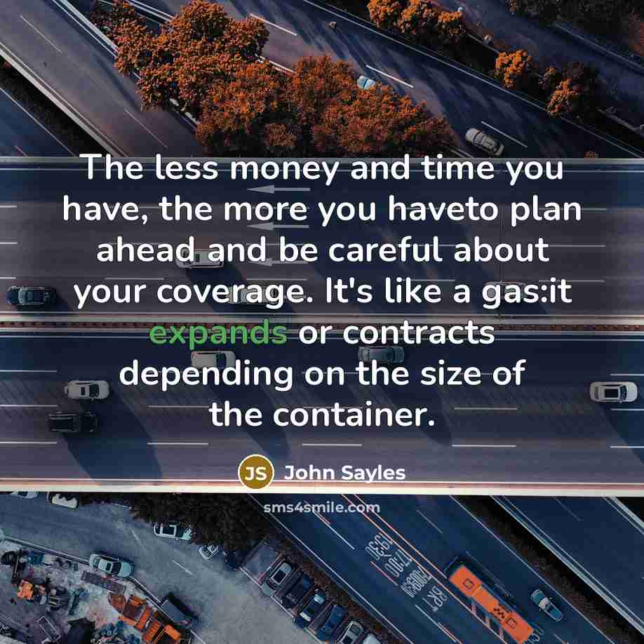 “The less money and time you have, the more you…” quote by John Sayles