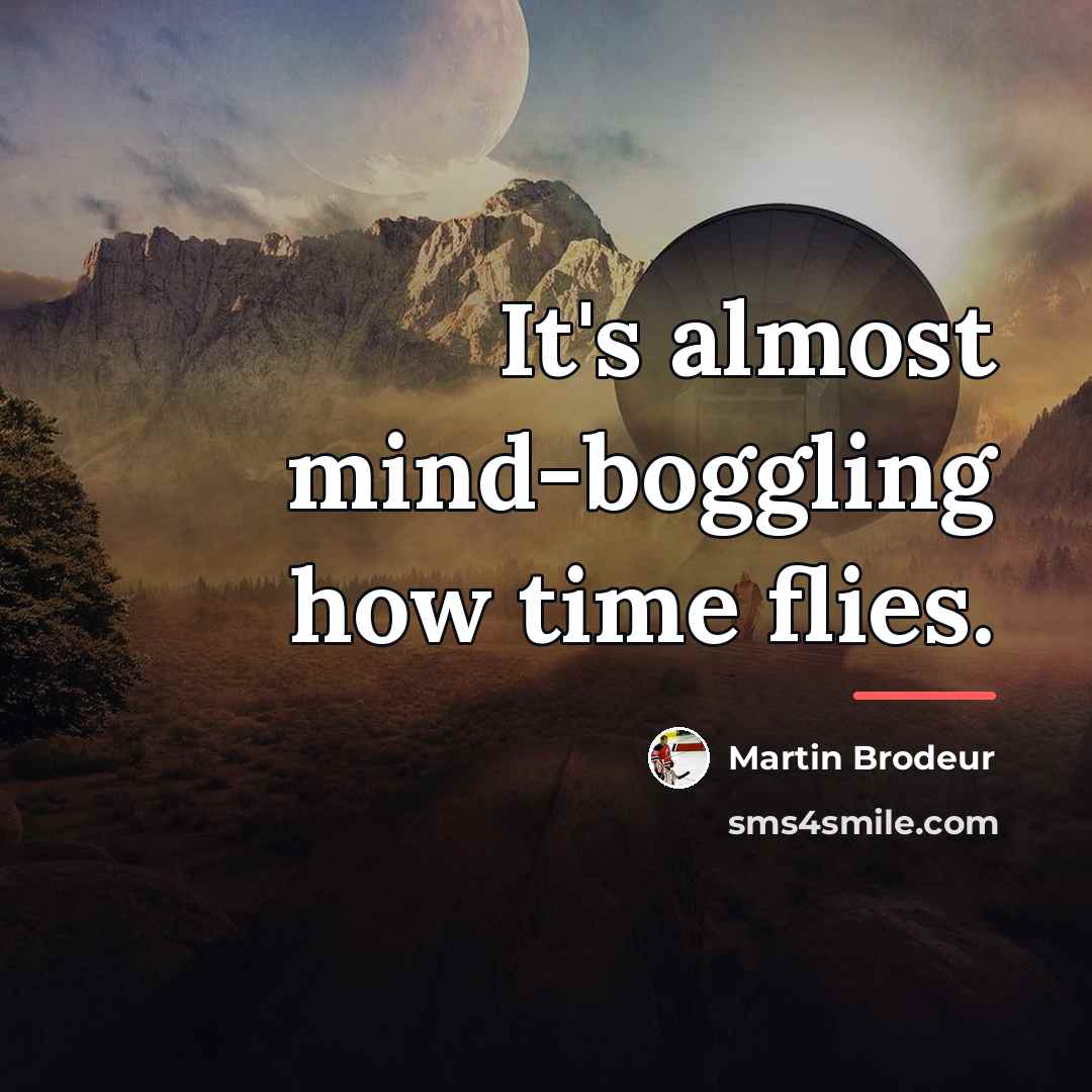 “It's almost mind-boggling how time flies.…” quote by Martin Brodeur