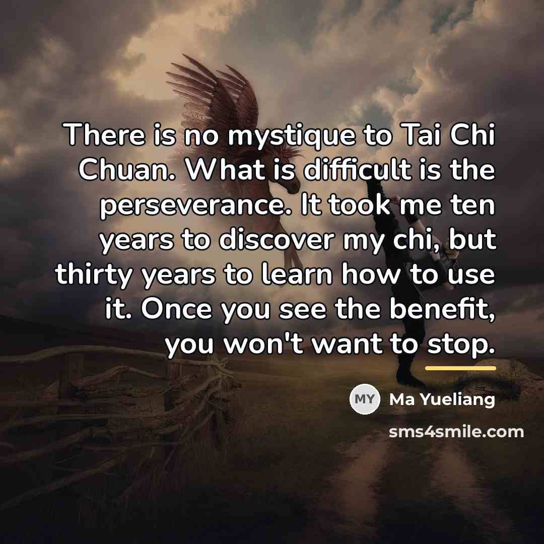 “There is no mystique to Tai Chi Chuan. What is…” quote by Ma Yueliang