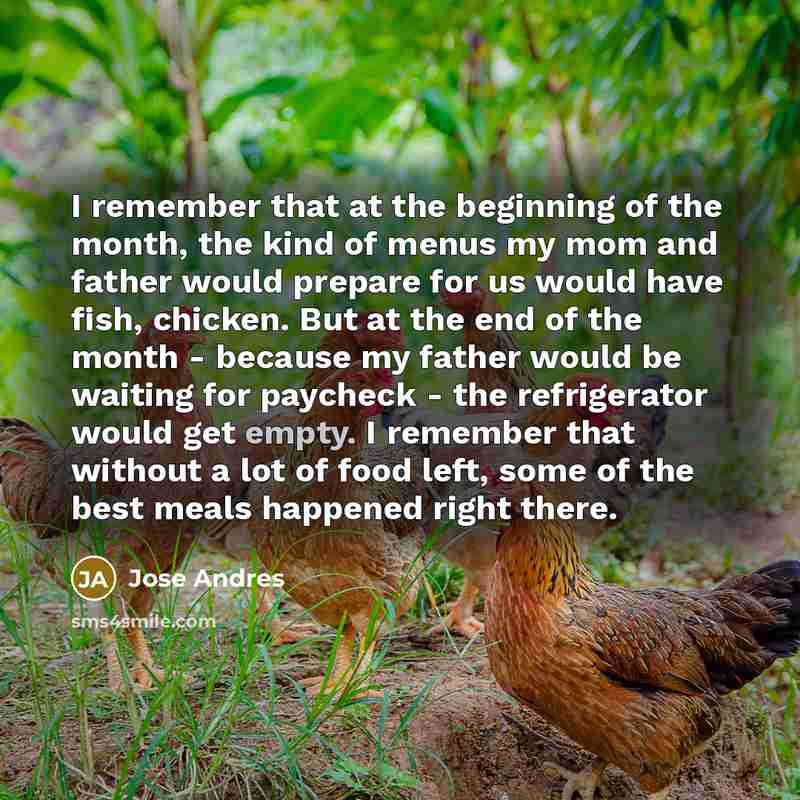 “I remember that at the beginning of the month, the…” quote by Jose Andres