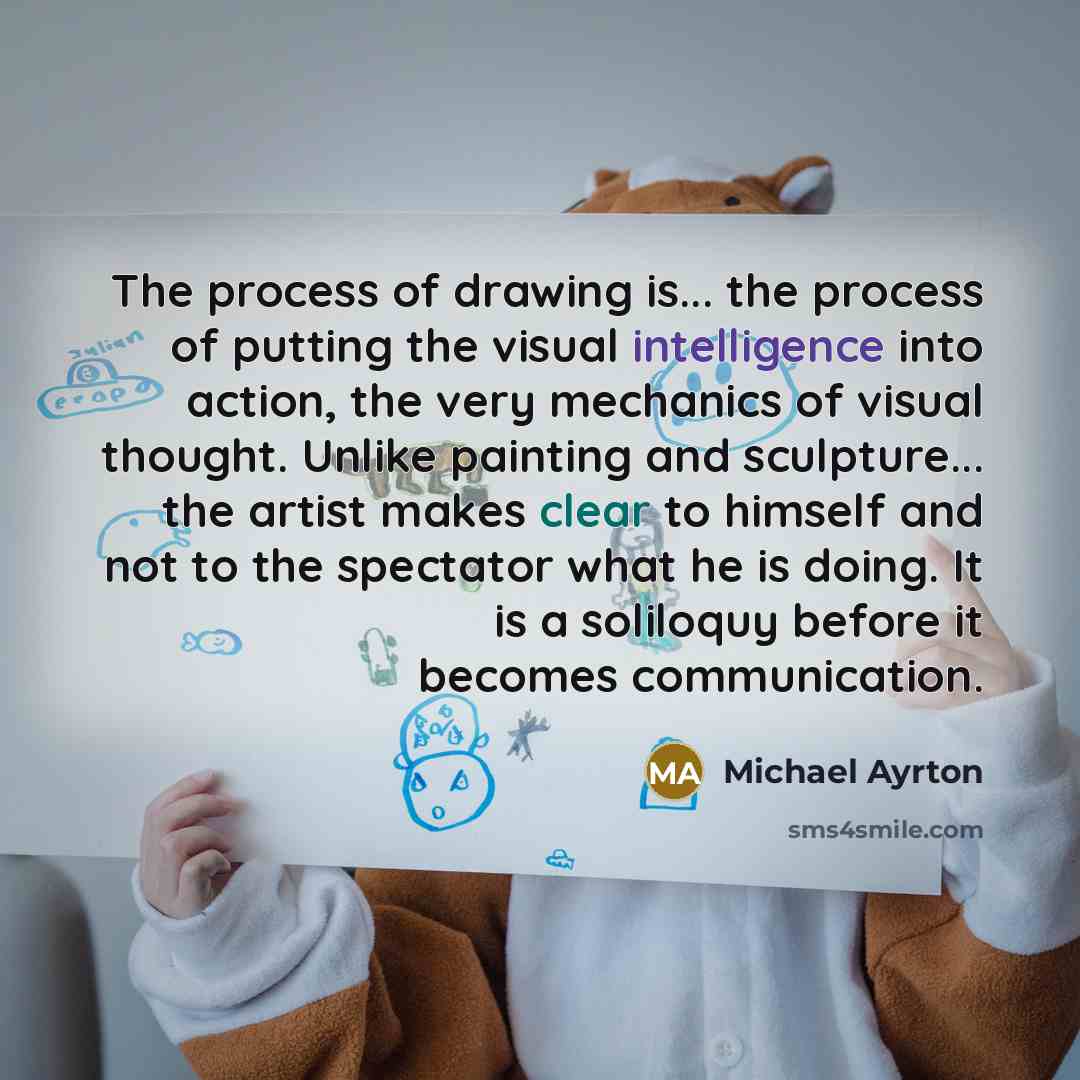 “The process of drawing is... the process of putting the…” quote by Michael Ayrton