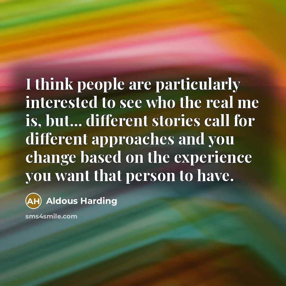 “I think people are particularly interested to see who the…” quote by Aldous Harding