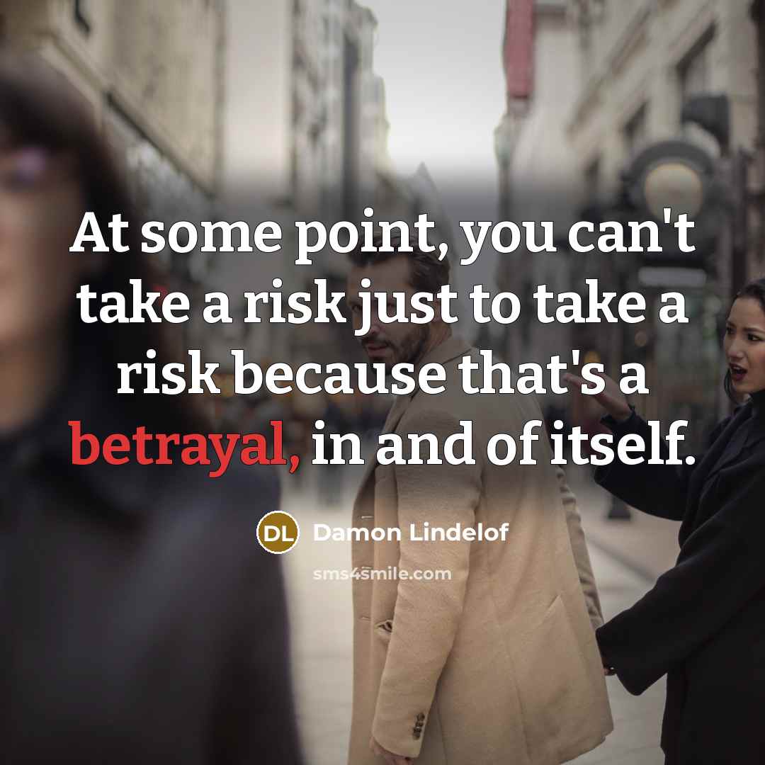 “At some point, you can't take a risk just to…” quote by Damon Lindelof