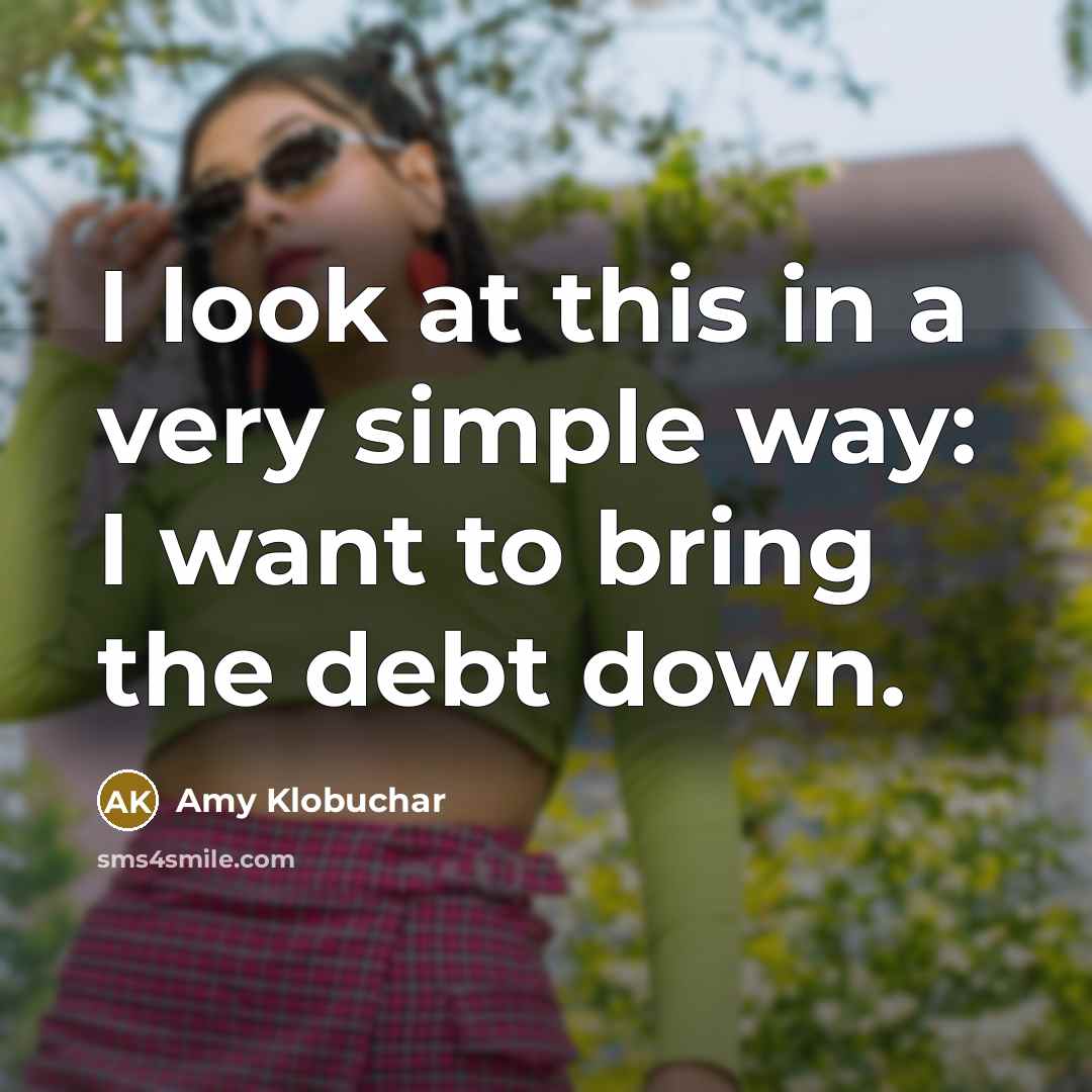 “I look at this in a very simple way: I…” quote by Amy Klobuchar