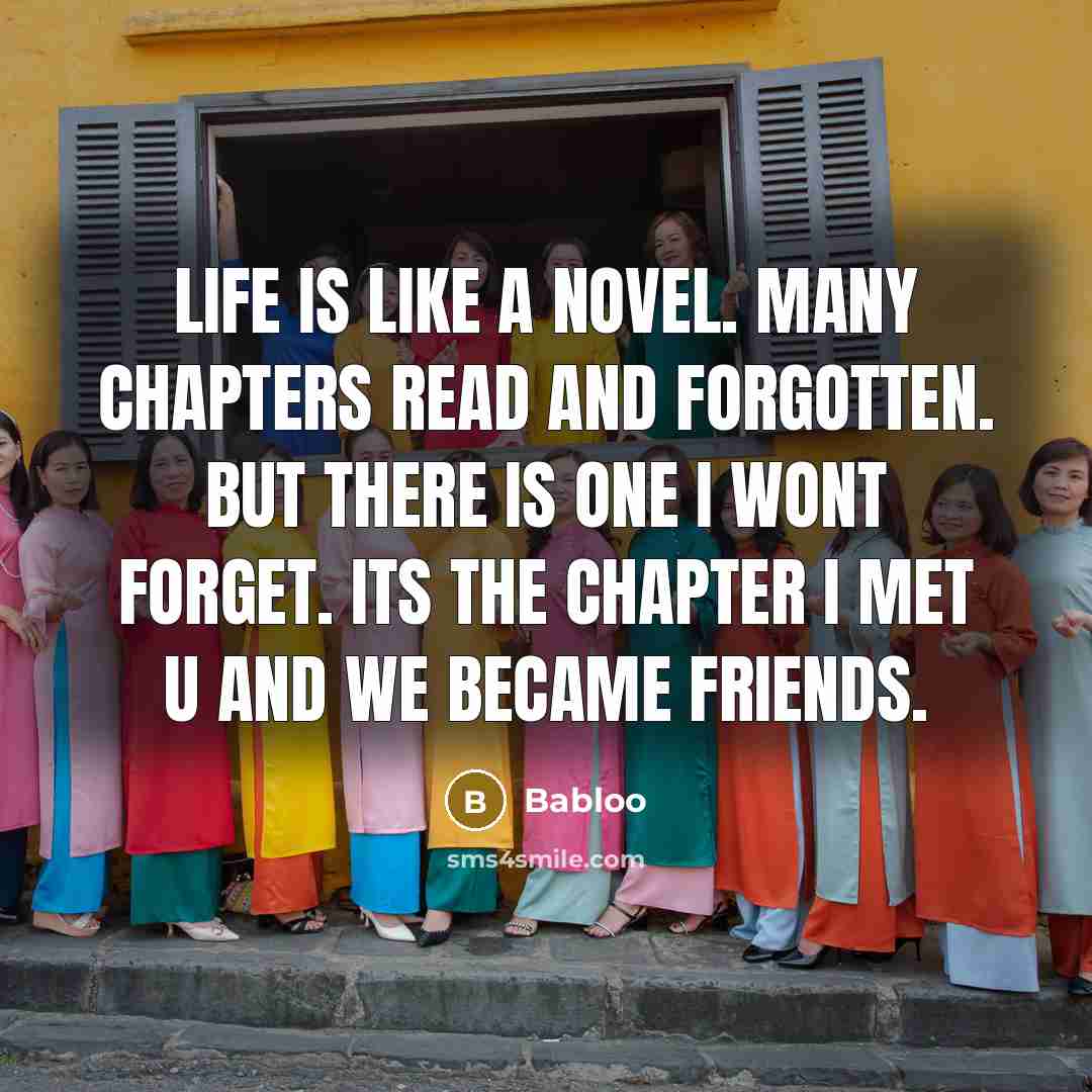 “Life is like a novel. Many chapters read and forgotten.…” quote by Babloo