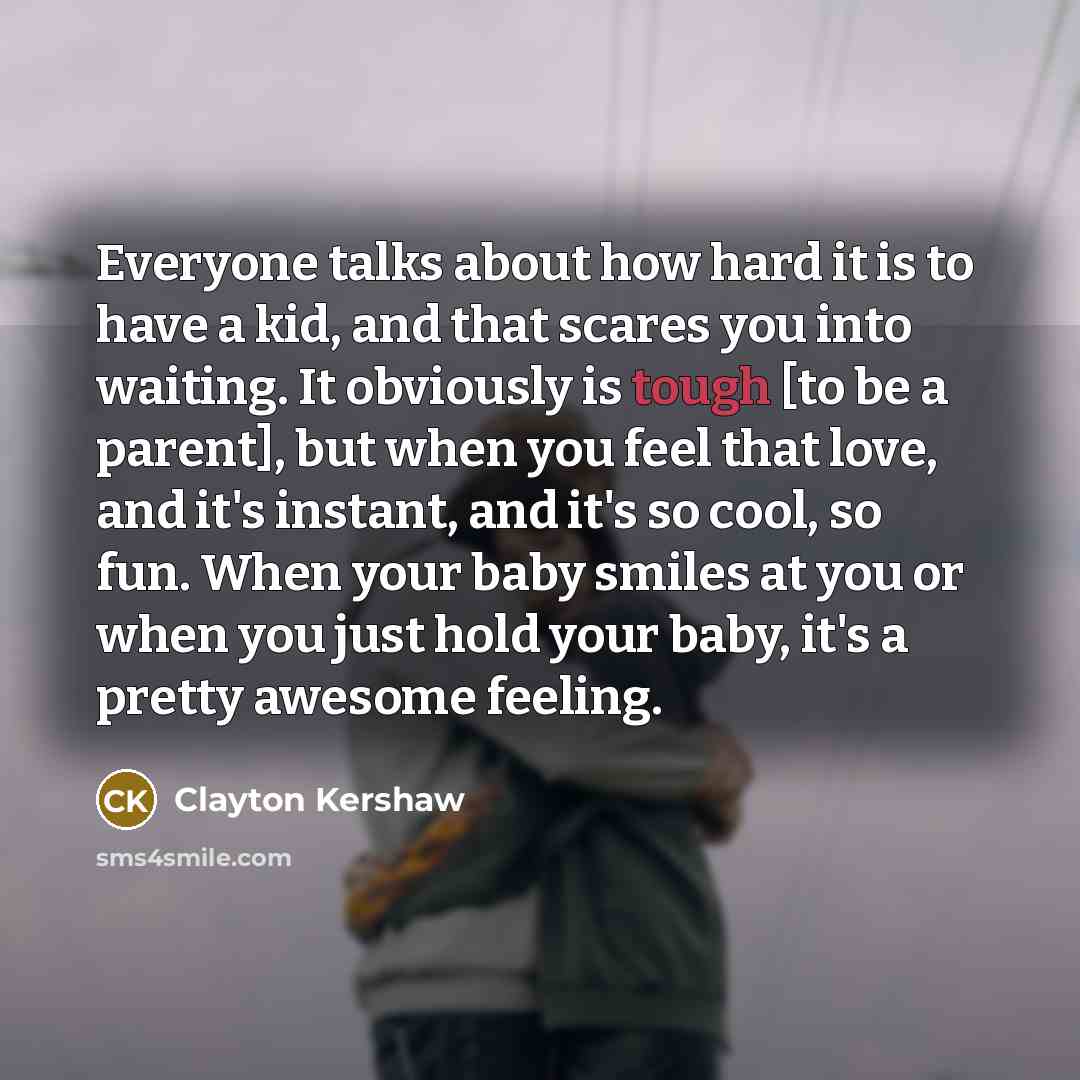 “Everyone talks about how hard it is to have a…” quote by Clayton Kershaw