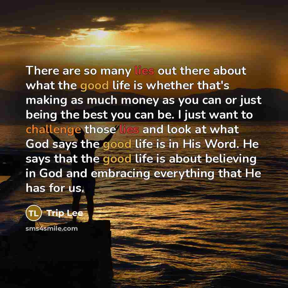 “There are so many lies out there about what the…” quote by Trip Lee
