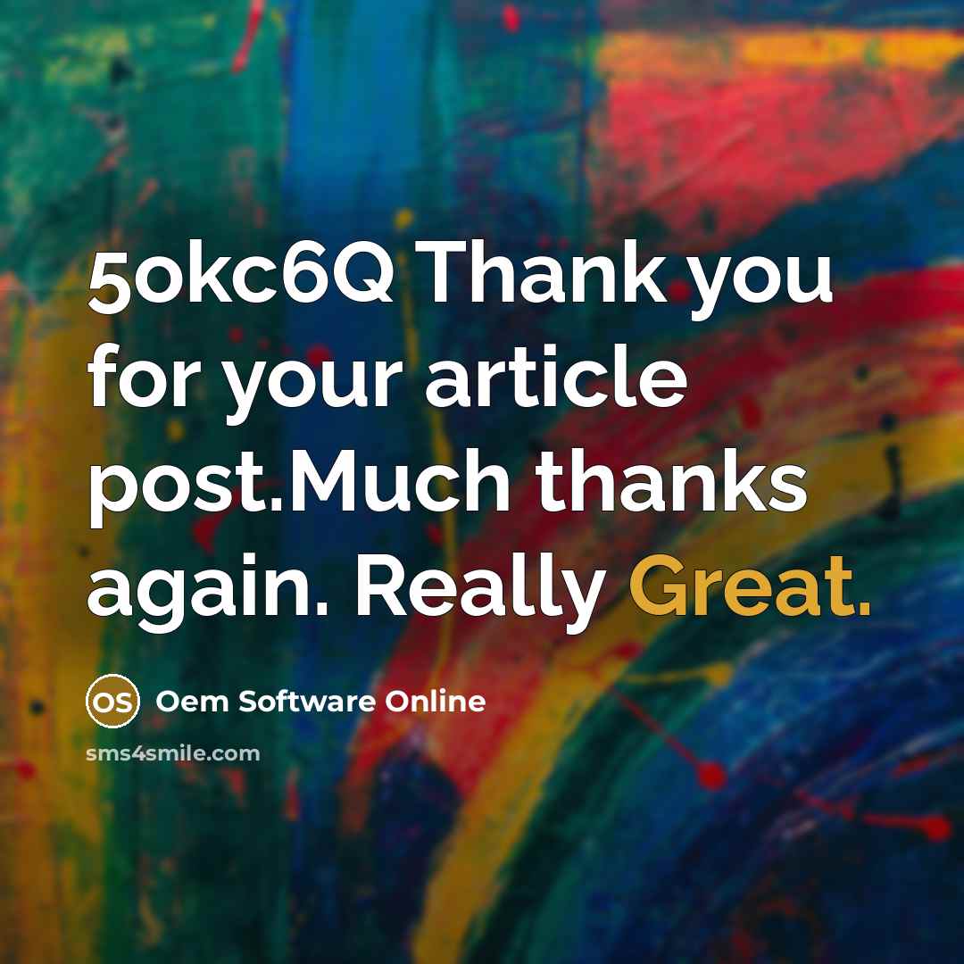 “5okc6Q Thank you for your article post.Much thanks again. Really…” quote by Oem Software Online