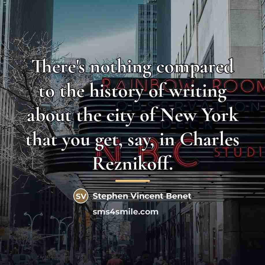 “There's nothing compared to the history of writing about the…” quote by Stephen Vincent Benet