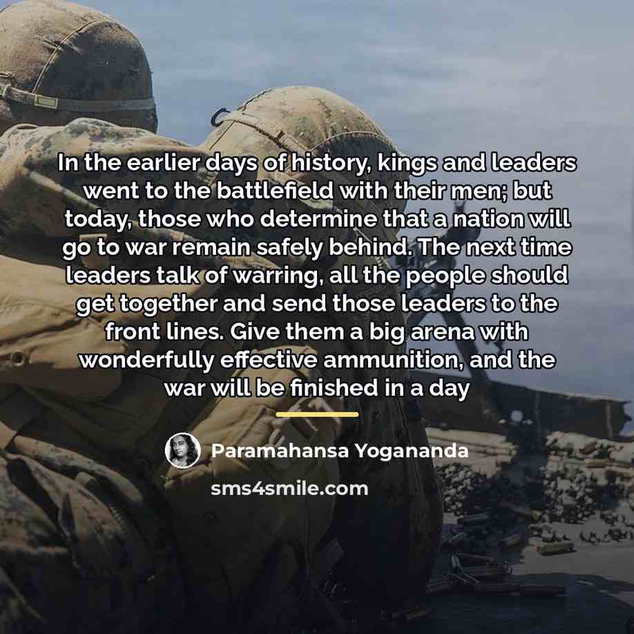 “In the earlier days of history, kings and leaders went…” quote by Paramahansa Yogananda