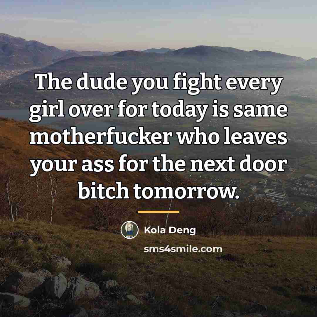 “The dude you fight every girl over for today is…” quote by Kola Deng
