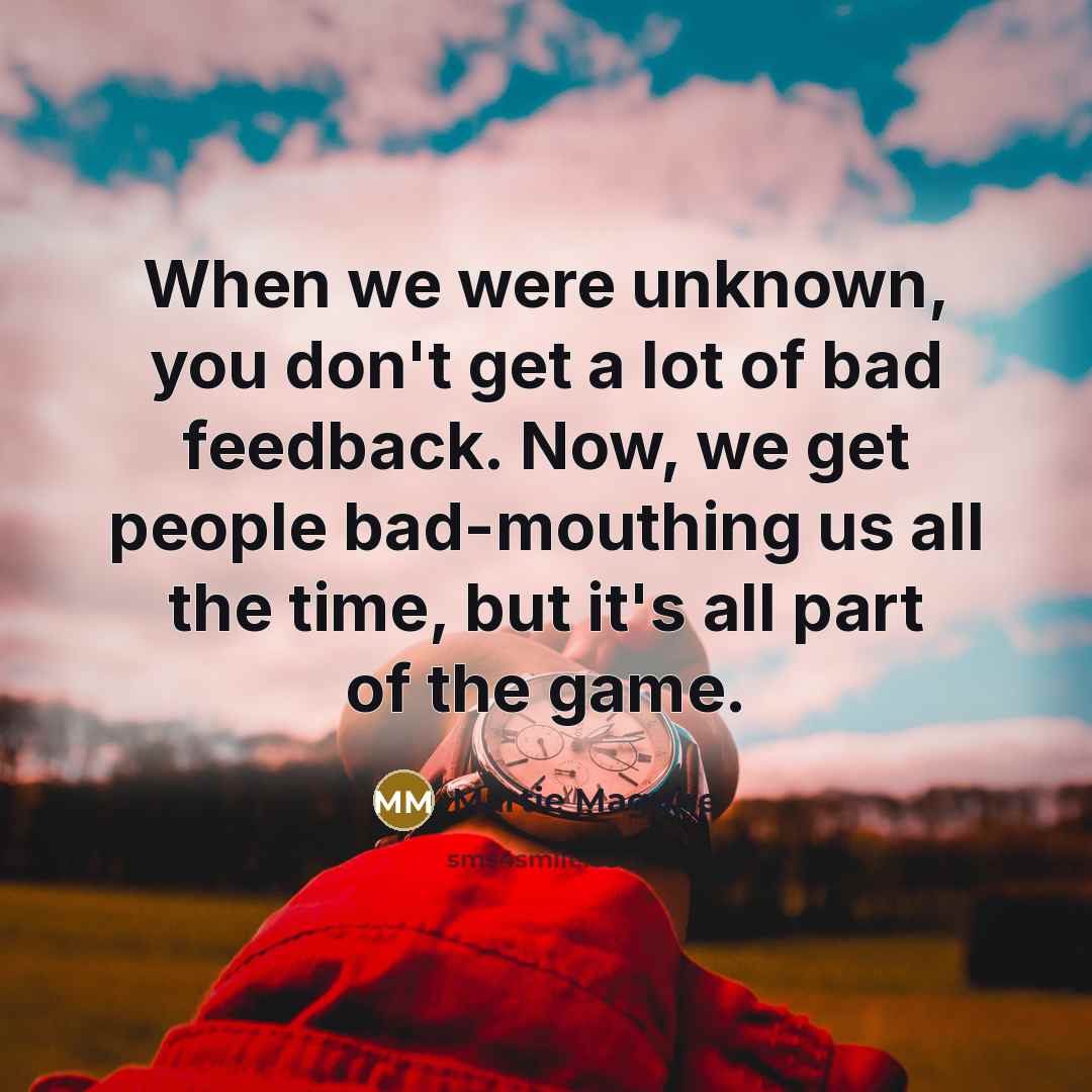“When we were unknown, you don't get a lot of…” quote by Martie Maguire