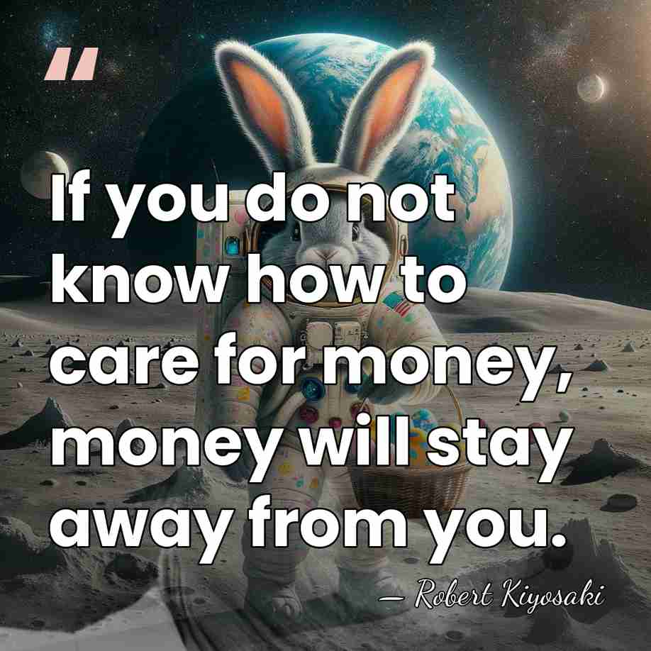 If you do not know how to care for money, money will&hellip; - Robert Kiyosaki