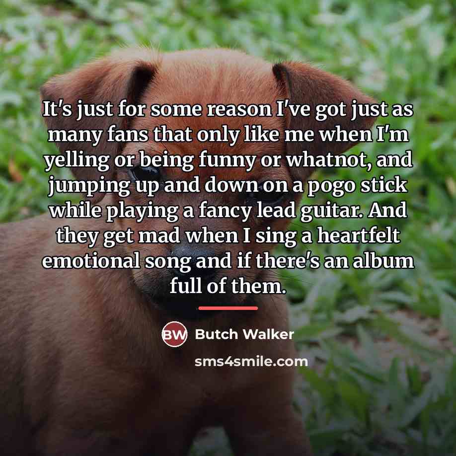 “It's just for some reason I've got just as many…” quote by Butch Walker