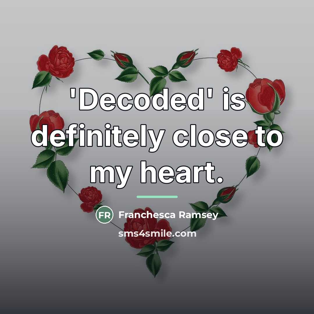 “'Decoded' is definitely close to my heart.…” quote by Franchesca Ramsey