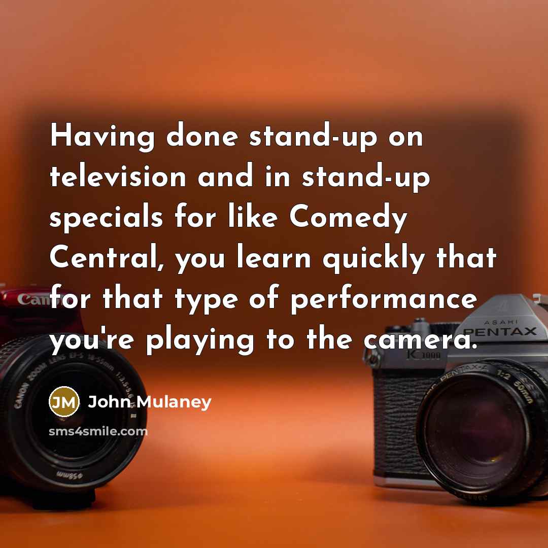“Having done stand-up on television and in stand-up specials for…” quote by John Mulaney
