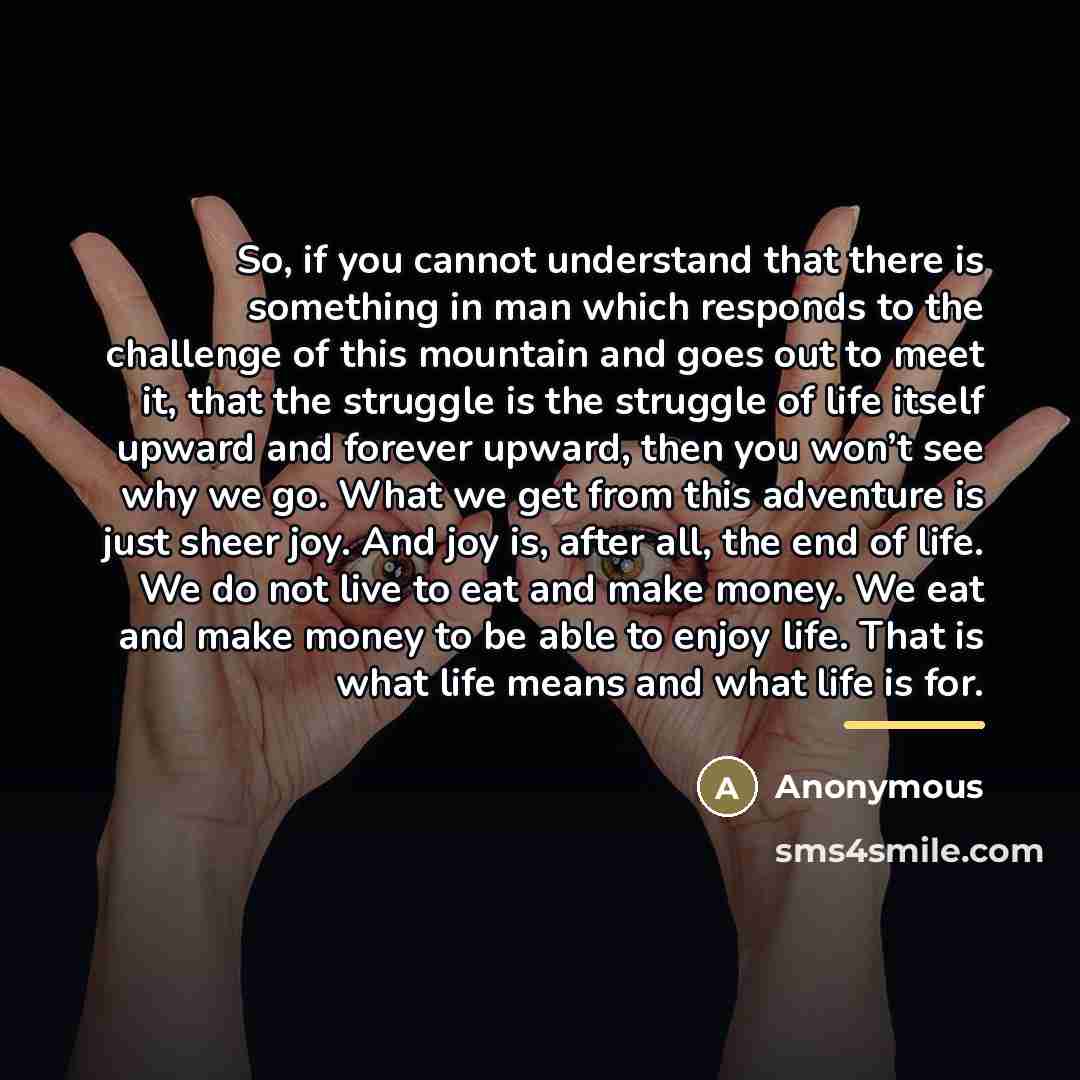 “So, if you cannot understand that there is something in…” quote by Anonymous
