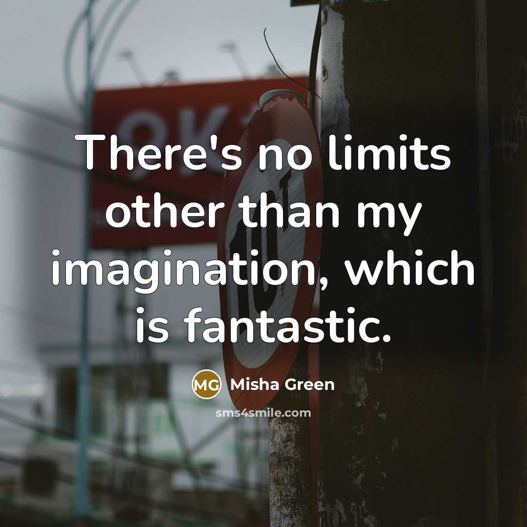 “There's no limits other than my imagination, which is fantastic.” quote by Misha Green