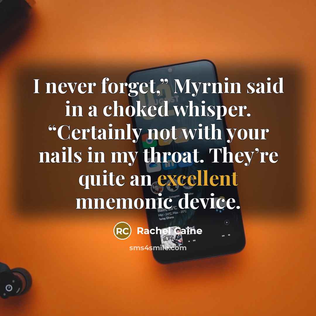 “I never forget,” Myrnin said in a choked whisper. “Certainly…” quote by Rachel Caine