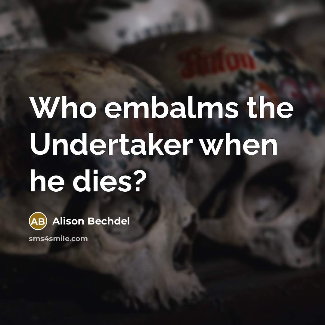 “Who embalms the Undertaker when he dies?…” quote by Alison Bechdel