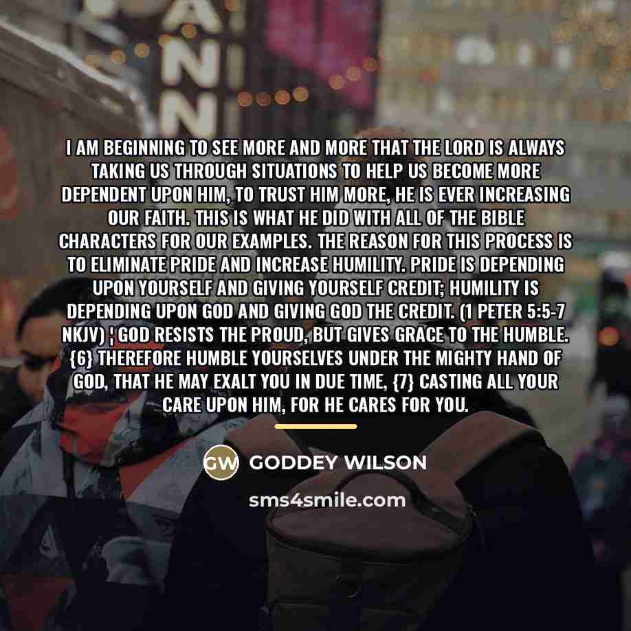 “I am beginning to see more and more that the…” quote by GODDEY WILSON