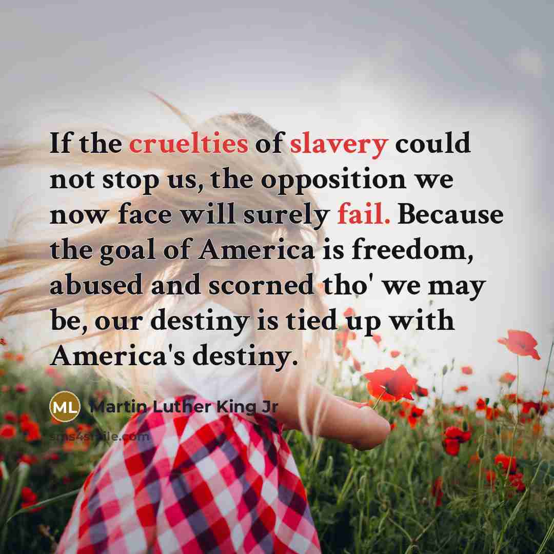 “If the cruelties of slavery could not stop us, the…” quote by Martin Luther King Jr