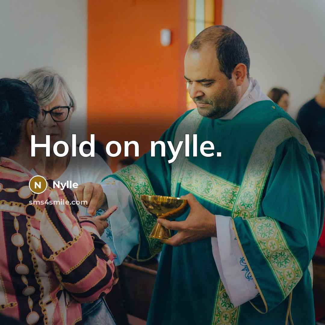 “Hold on nylle.” quote by Nylle