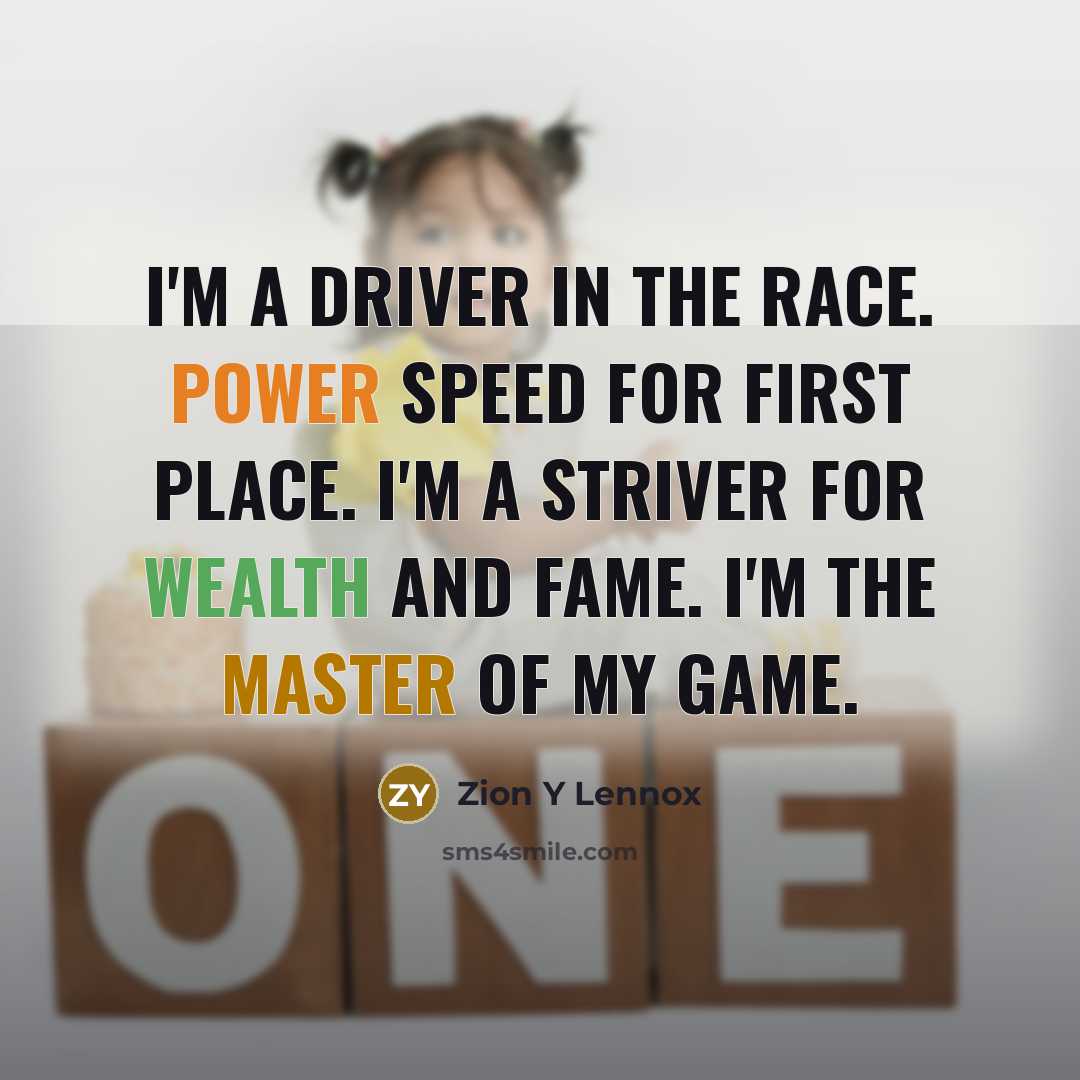 “I'm a driver in the race. Power speed for first…” quote by Zion Y Lennox