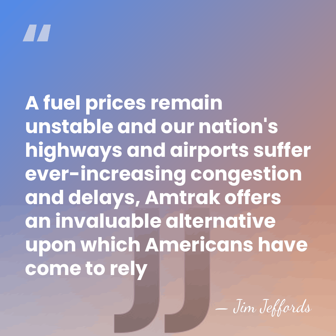 A fuel prices remain unstable and our nation's highways and airports suffer&hellip; - Jim Jeffords
