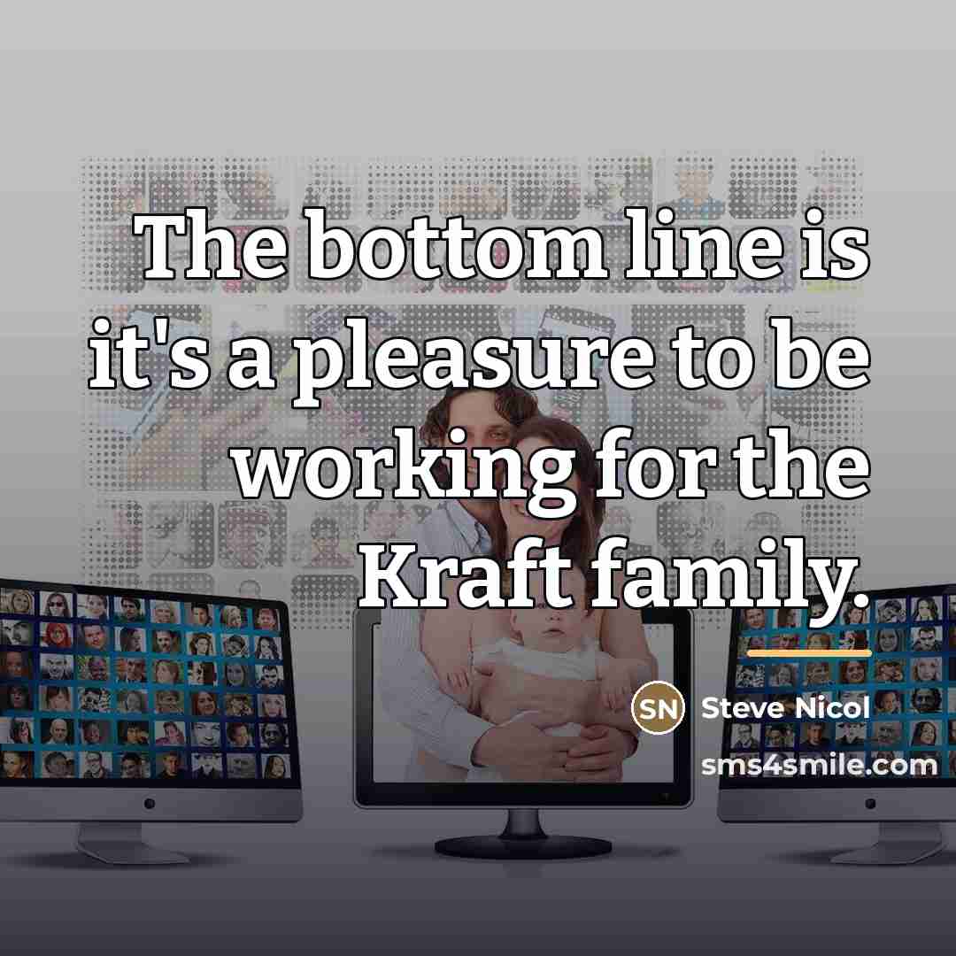 “The bottom line is it's a pleasure to be working…” quote by Steve Nicol