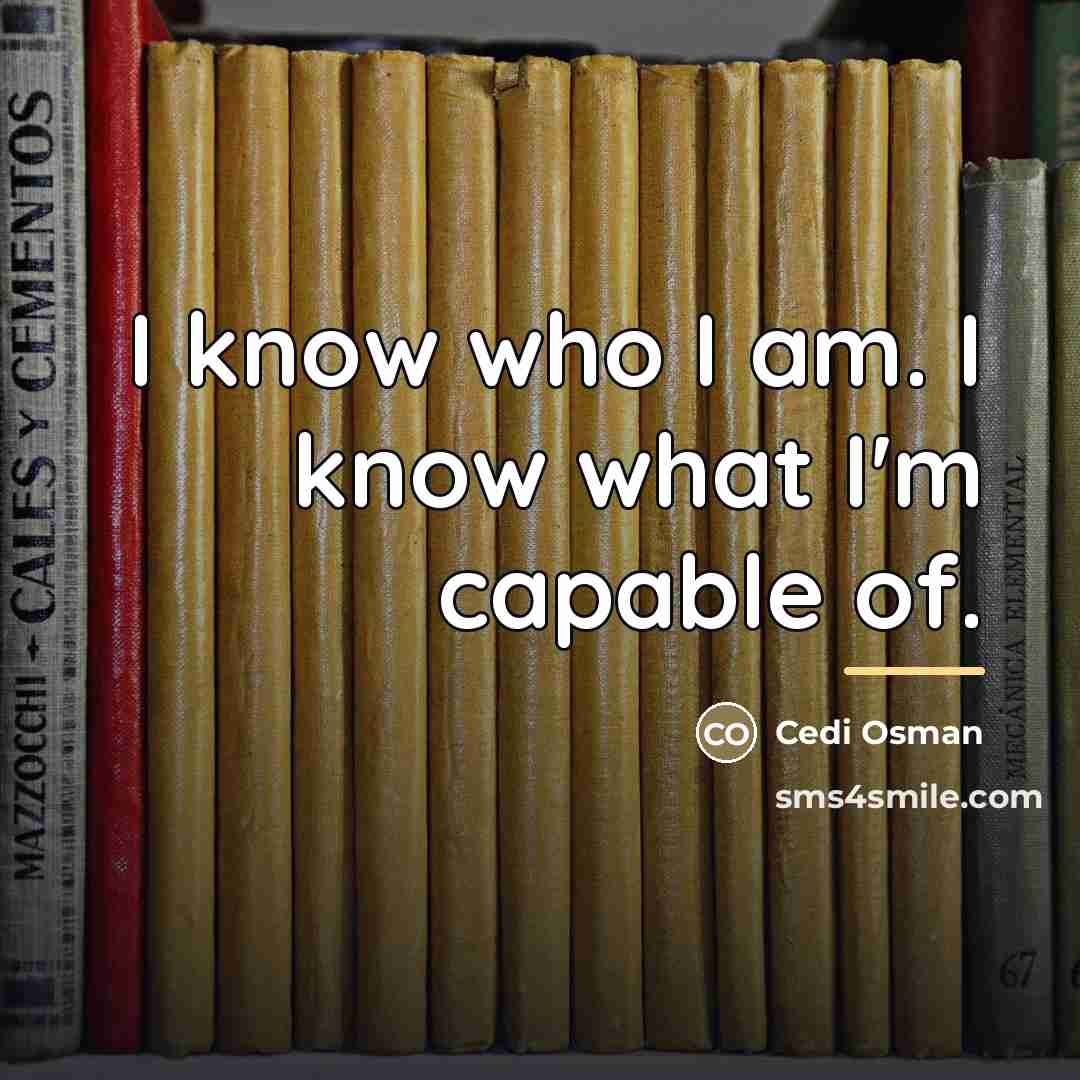 “I know who I am. I know what I'm capable…” quote by Cedi Osman
