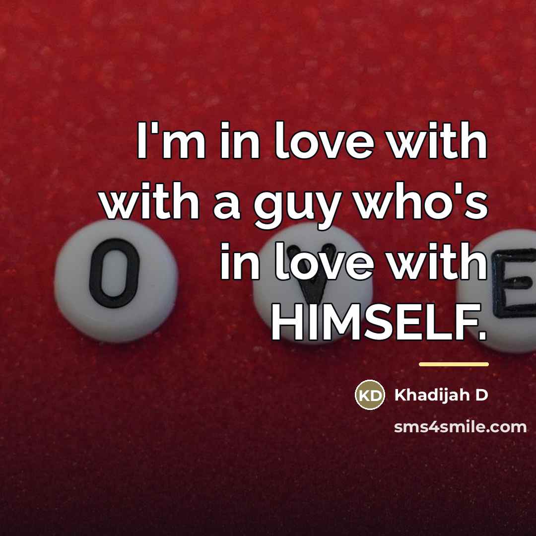 “I'm in love with with a guy who's in love…” quote by Khadijah D