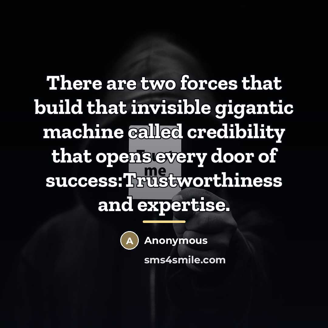 “There are two forces that build that invisible gigantic machine…” quote by Anonymous