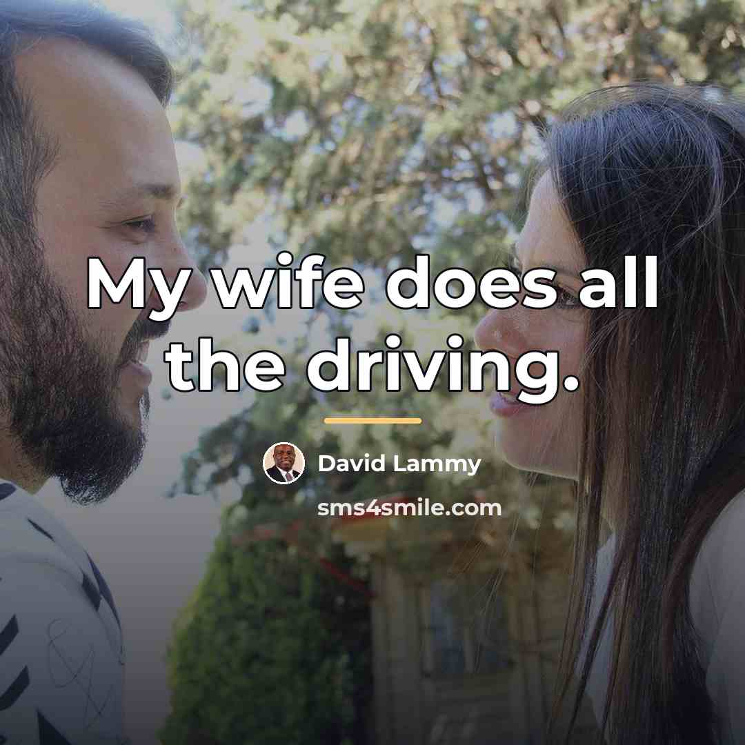 “My wife does all the driving.…” quote by David Lammy