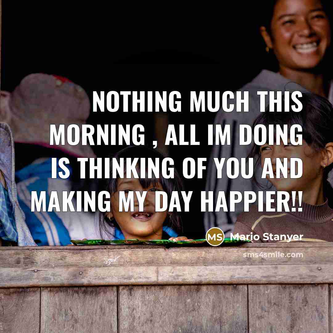“Nothing much this morning , all Im doing is thinking…” quote by Mario Stanyer