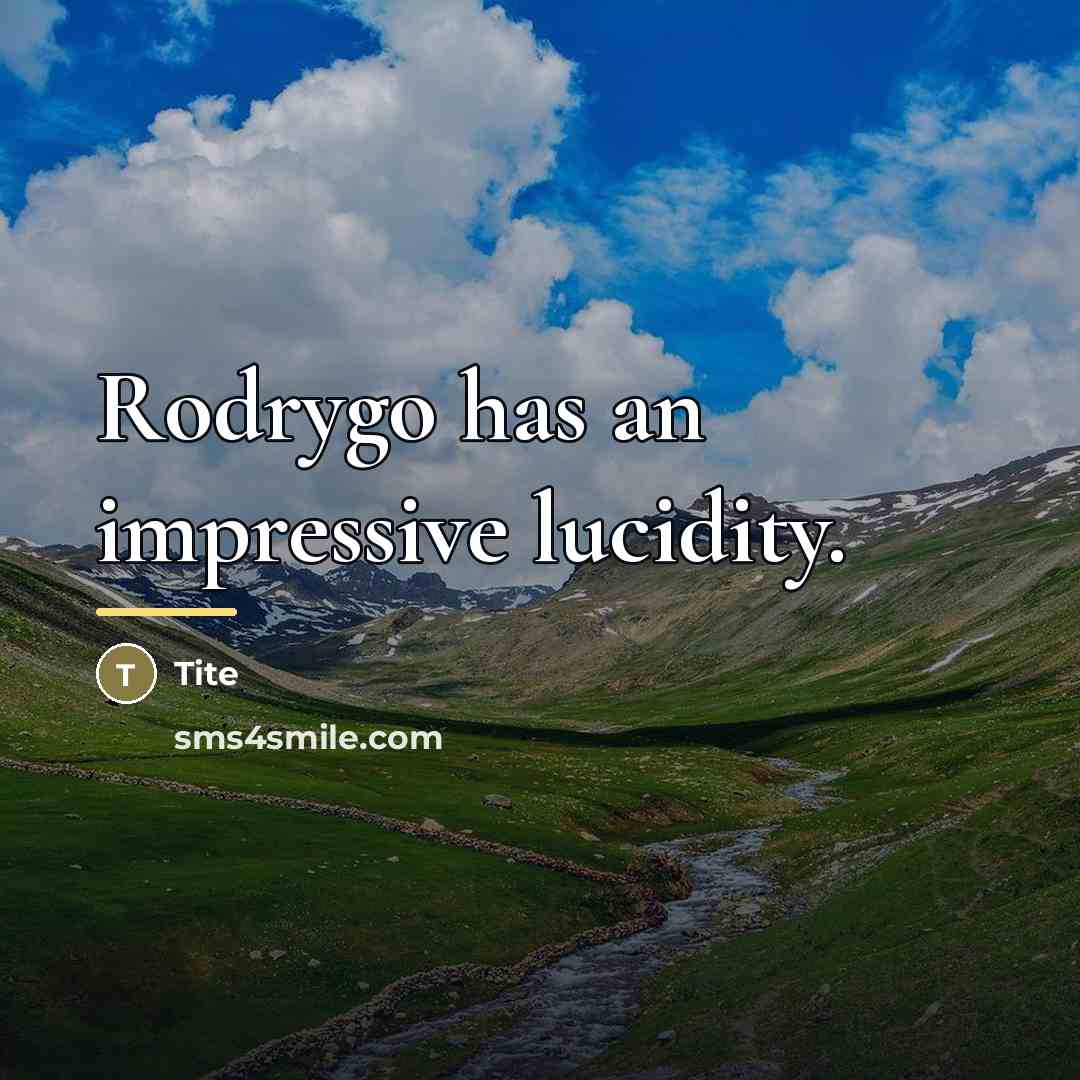 “Rodrygo has an impressive lucidity.…” quote by Tite
