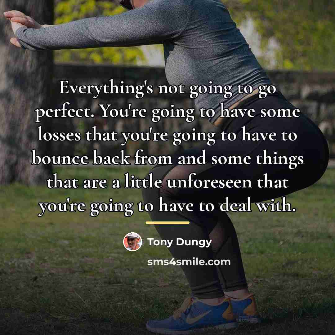 “Everything's not going to go perfect. You're going to have…” quote by Tony Dungy