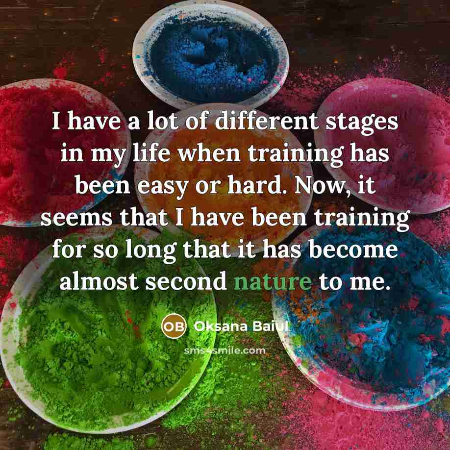“I have a lot of different stages in my life…” quote by Oksana Baiul