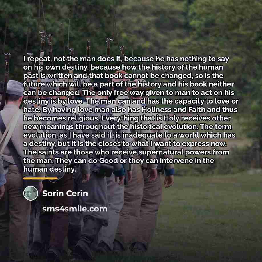 “I repeat, not the man does it, because he has…” quote by Sorin Cerin
