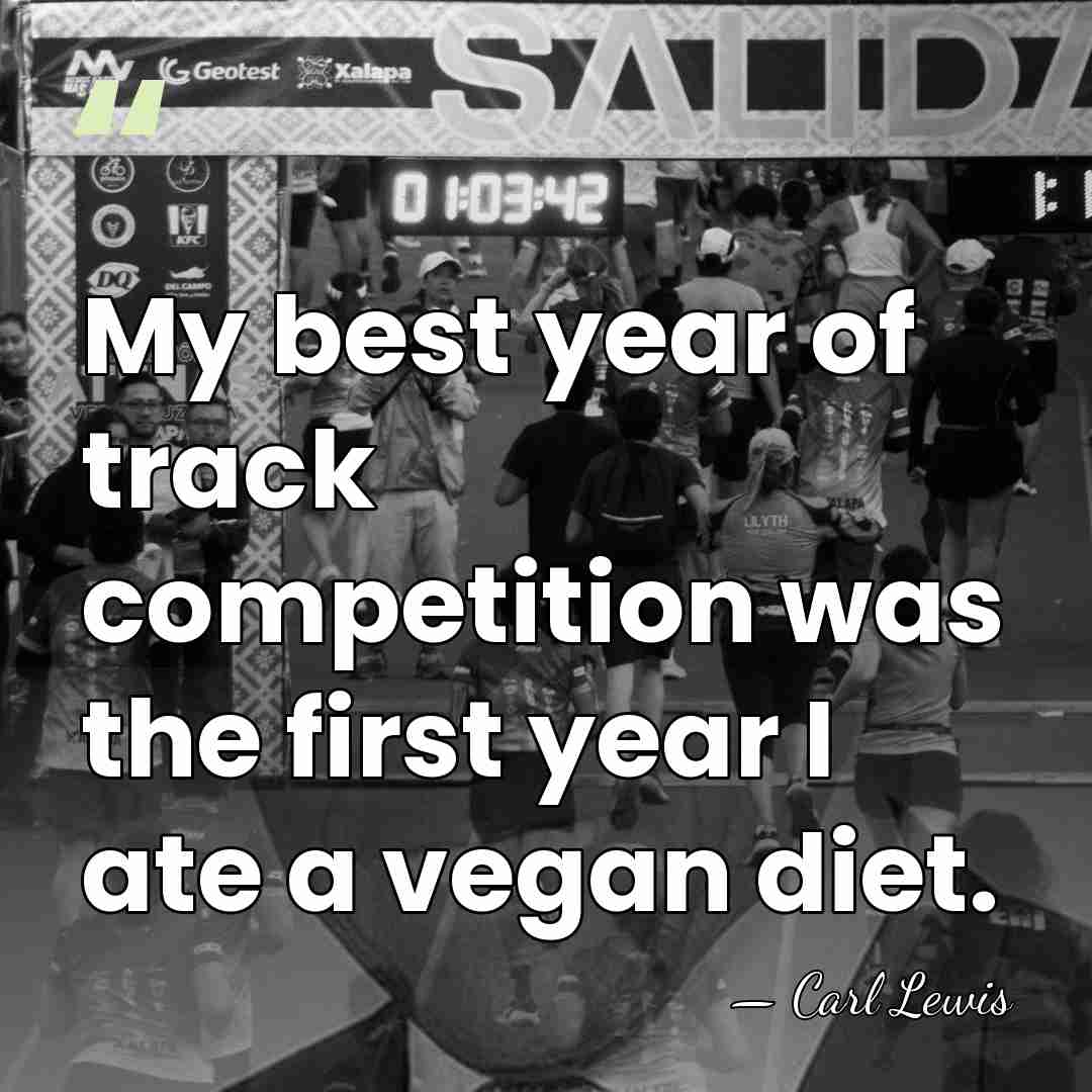 My best year of track competition was the first year I ate&hellip; - Carl Lewis
