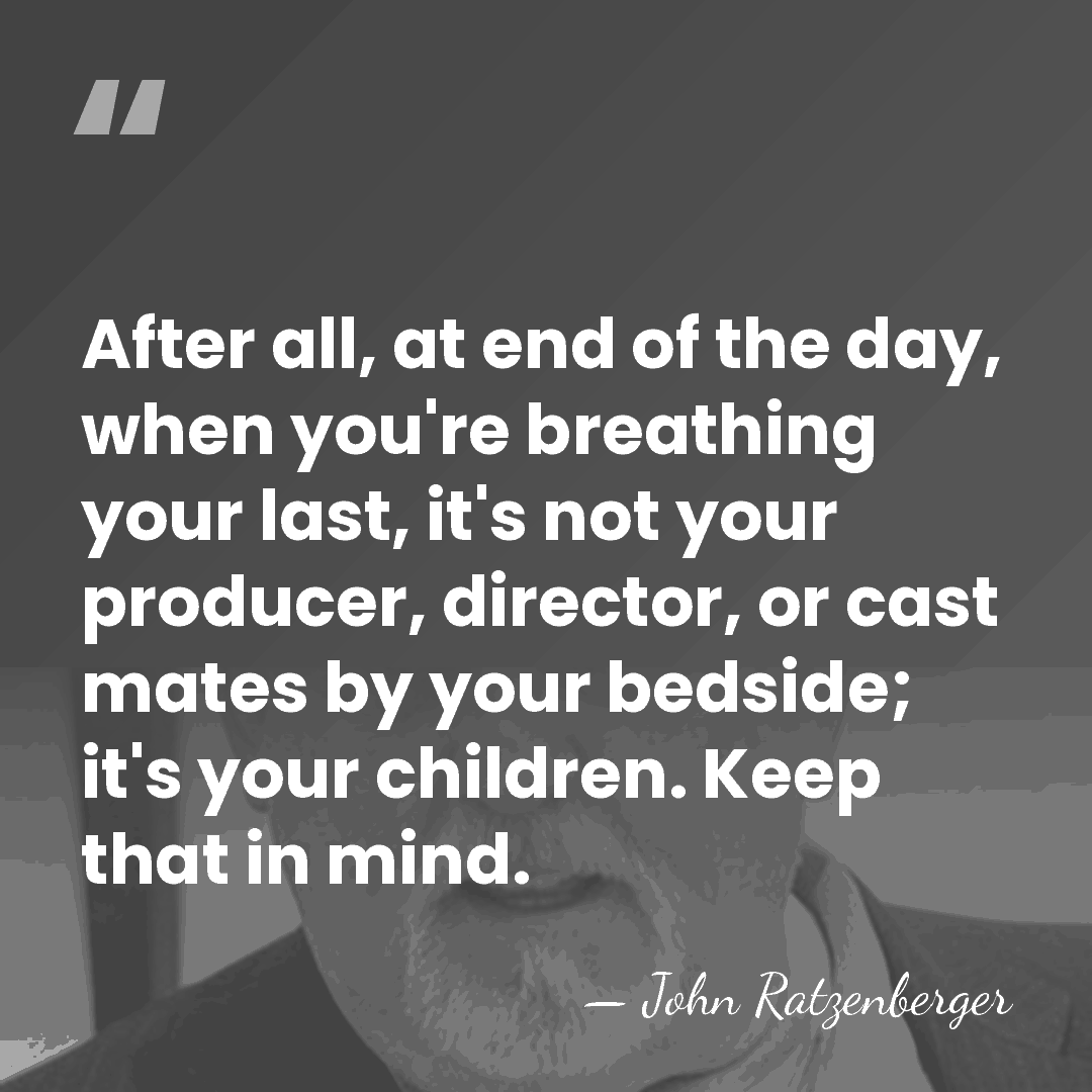 After all, at end of the day, when you're breathing your last,&hellip; - John Ratzenberger