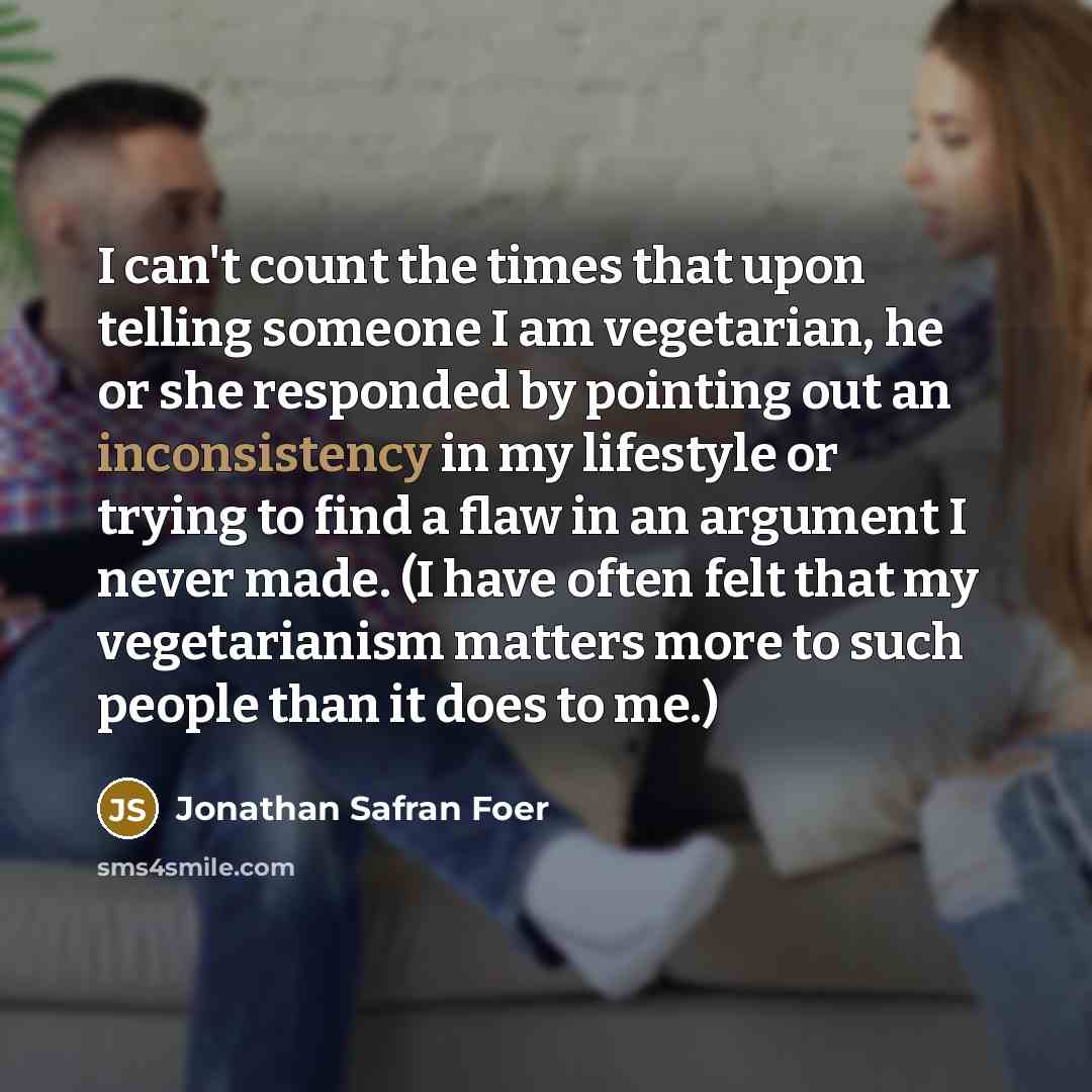 “I can't count the times that upon telling someone I…” quote by Jonathan Safran Foer
