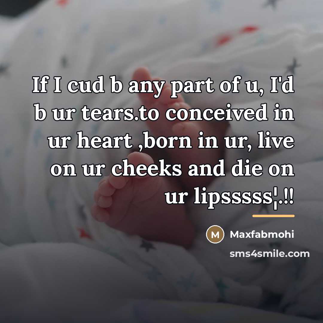 “If I cud b any part of u, I'd b…” quote by Maxfabmohi