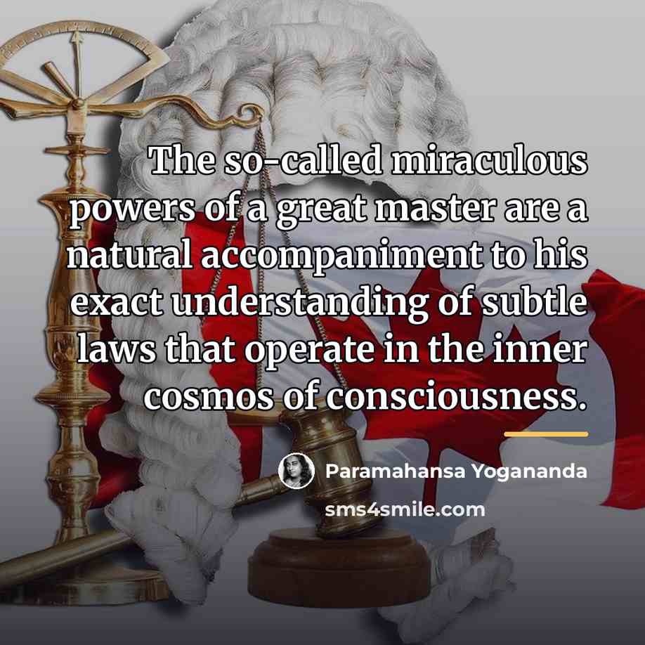 “The so-called miraculous powers of a great master are a…” quote by Paramahansa Yogananda