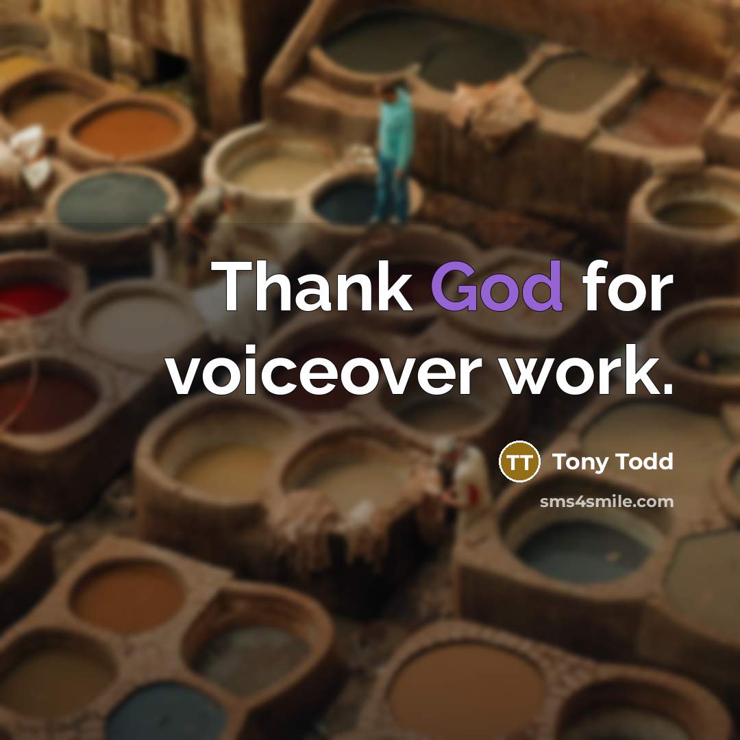 “Thank God for voiceover work.…” quote by Tony Todd