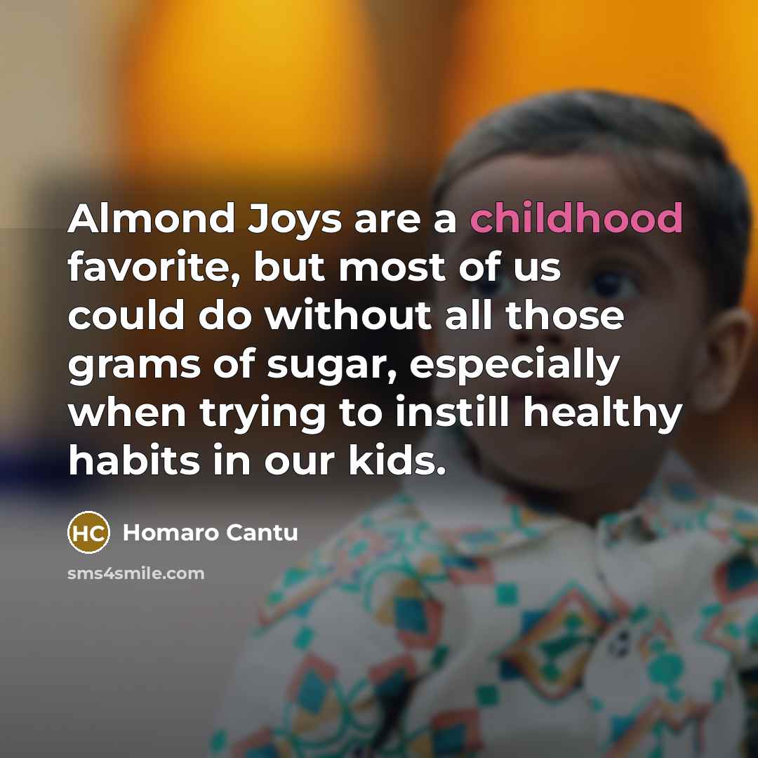 “Almond Joys are a childhood favorite, but most of us…” quote by Homaro Cantu