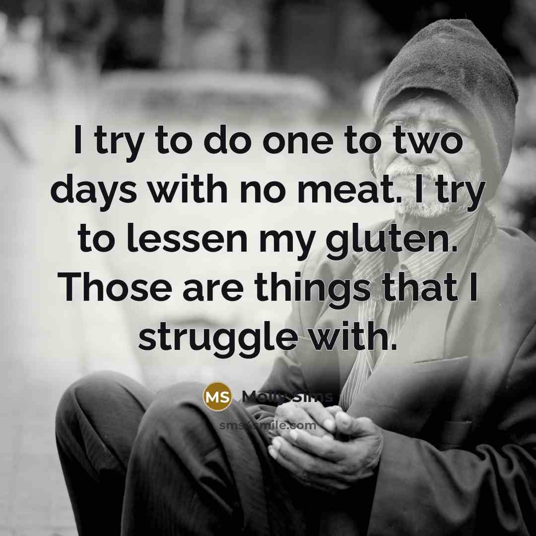 “I try to do one to two days with no…” quote by Molly Sims