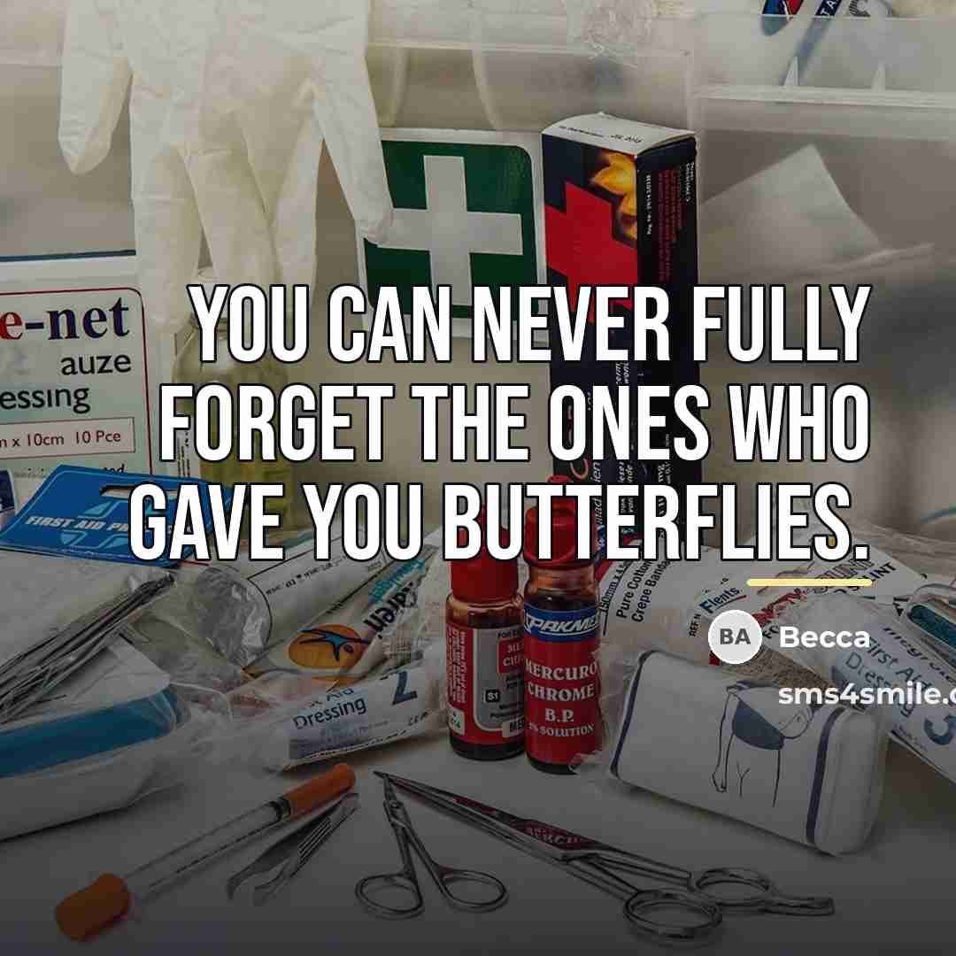 “You can never fully forget the ones who gave you…” quote by Becca