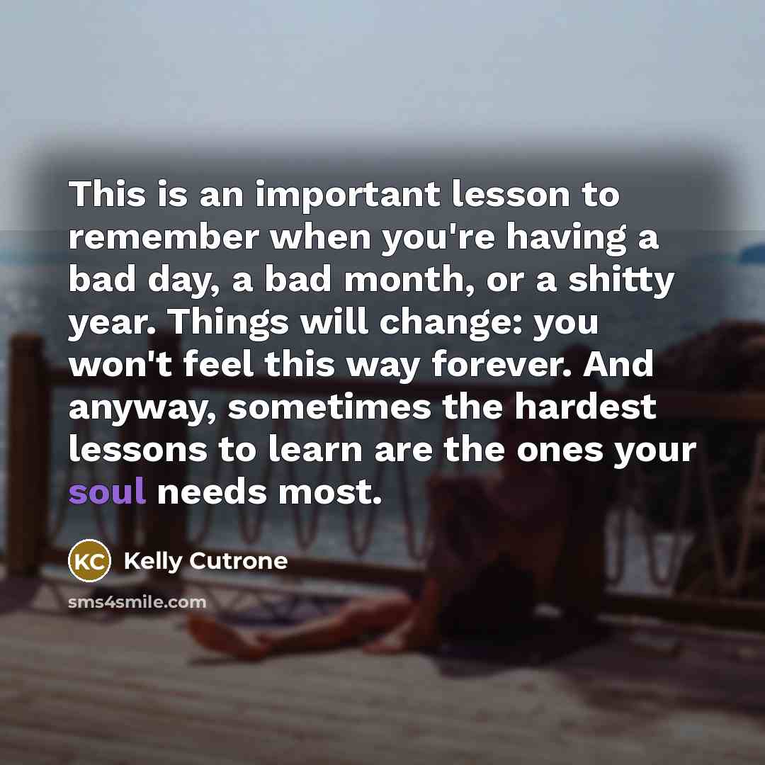“This is an important lesson to remember when you're having…” quote by Kelly Cutrone